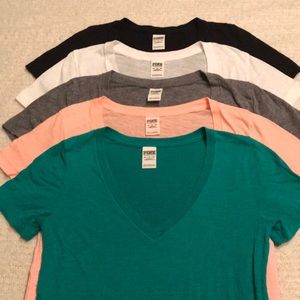Xs Victoria’s Secret v-necks SOLD BLACK/WHITE/GREY